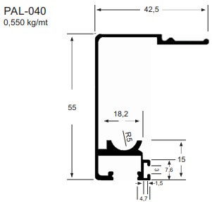 Bx197 Bronze 1003 Pintado (superior 8mm - 55mm) 