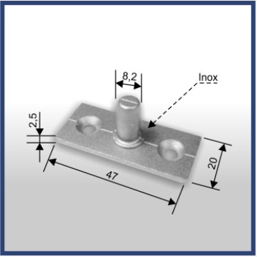 1009 - Pivo Em Inox Para 1101, 1230 E 1231 Preto 