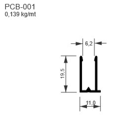 Pu100 Fosco (11mm / 19.50mm) Telhado 