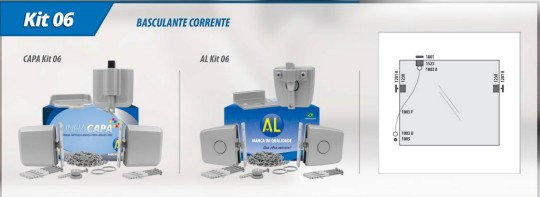 Kit06 - Al Ind. Branco - Basc V/a Corrente L.capa 