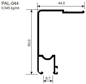 Bx118 Preto Pintado (superior 8mm - 60mm) 