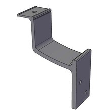 Suporte De Corrimao Preto (parede) - Sup978 