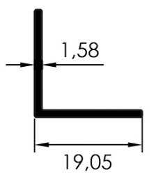 Ct007 - 19,00mm / 1,50mm (3/4