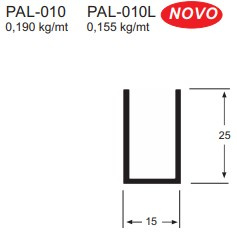 Pu052 Preto Pintado (15mm / 25mm) (1018 Alto) 