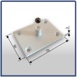 1014g - Pivo Inferior Para 1102g Metalico 