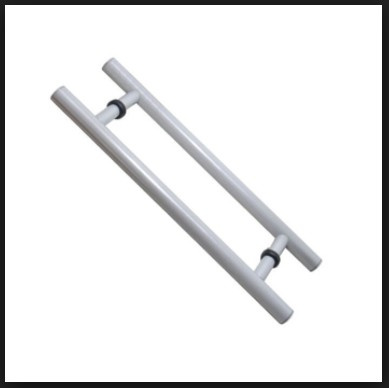 1679 - Puxador Tubular Reto 500mm X 300mm Branco 