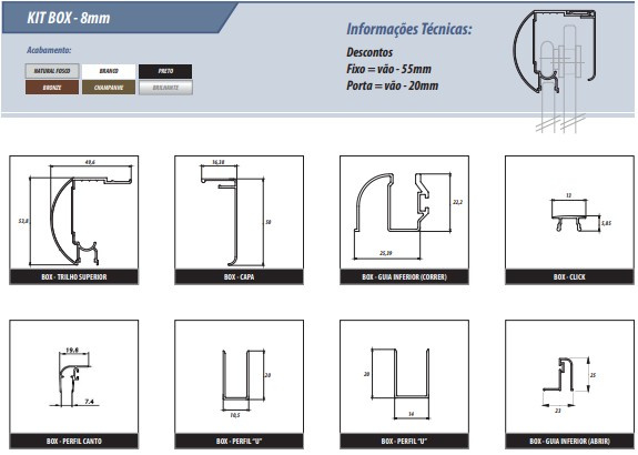 Kit F.1 1.50 Branco - Al Industria 