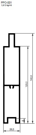 Ppo001 Branco Lb Duplo (fecha 12cm) 