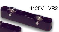 1125v - Roldana Dupla Nylon Com Rolamento De Vitrine 