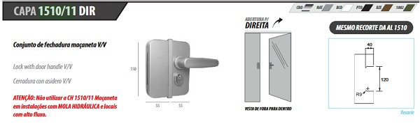 Kit Al Ind. 1520ta V/v C/ Macaneta Direito Branco L.capa 