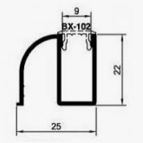 Bx059 Preto Pintado (inferior Box Vidro) Sem Escova 