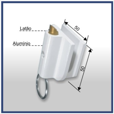 1523 - Trinco Central Para Basculante Preto 