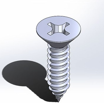 Parafuso Inox 4.2x50 Cabeca Chata - 200 Pecas 