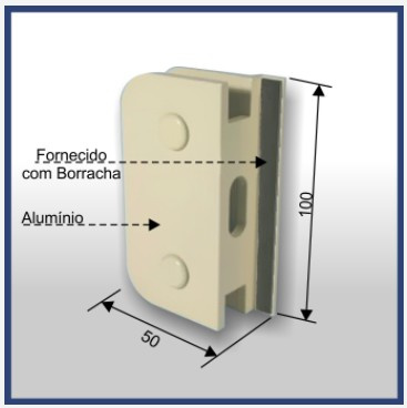 1531 - Contra Fechadura Com Batente Para 1520 Marrom 