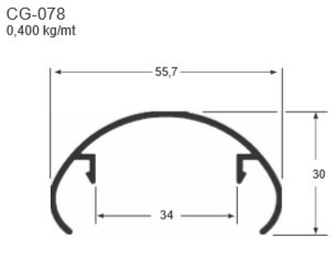 Cg078 Bronze 1002 - Corrimão 