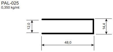 Pu511 Preto Pintado (15mm / 48mm) 