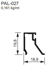 Bx096 Preto Pintado (vitrine) Baguete 