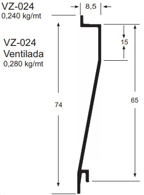 Vz024 Fosco (baixa Fechada) 