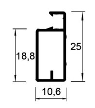 25551 Branco (perfil De Tela) 