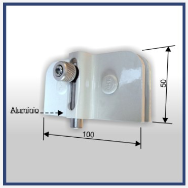 1519 - Trinco Inferior Sem Nucleo 50 X 100mm Branco 