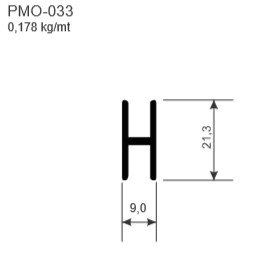 H001 Preto Pintado - Juncao Telhado 