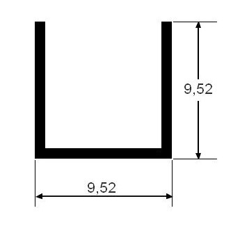 Pu800 Branco - 9.50mm / 9.50mm / 0.90mm 