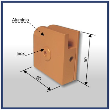 1302 - Suporte De Canto Marrom 