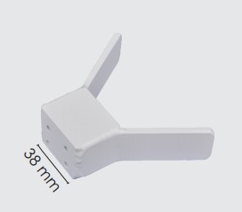 Chama 38/38 Branco - Aluminio 